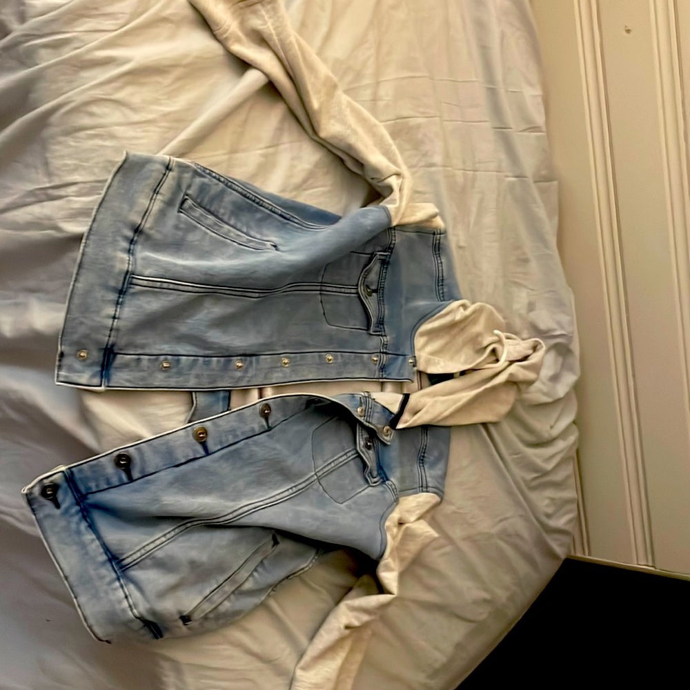 Hybrid jean jacket